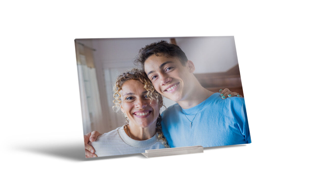 Foto hinter Acrylglas